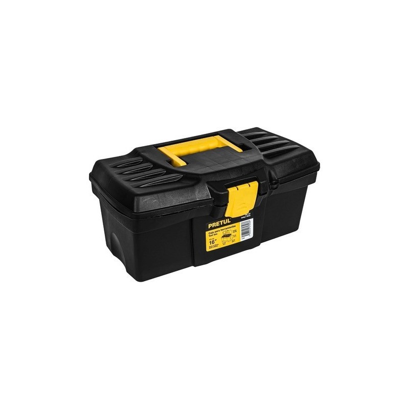 Caja plástica para herramientas 16 Pretul