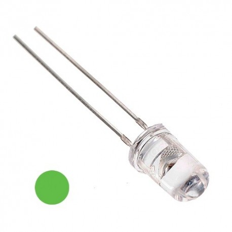 Led 10 mm ultrabrillante verde