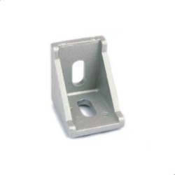 Escuadra para perfil de aluminio estructural 34x34 mm