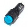 Lámpara piloto 12mm con led color azul 12 VDC
