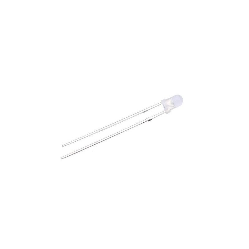 Led 3mm opaco blanco