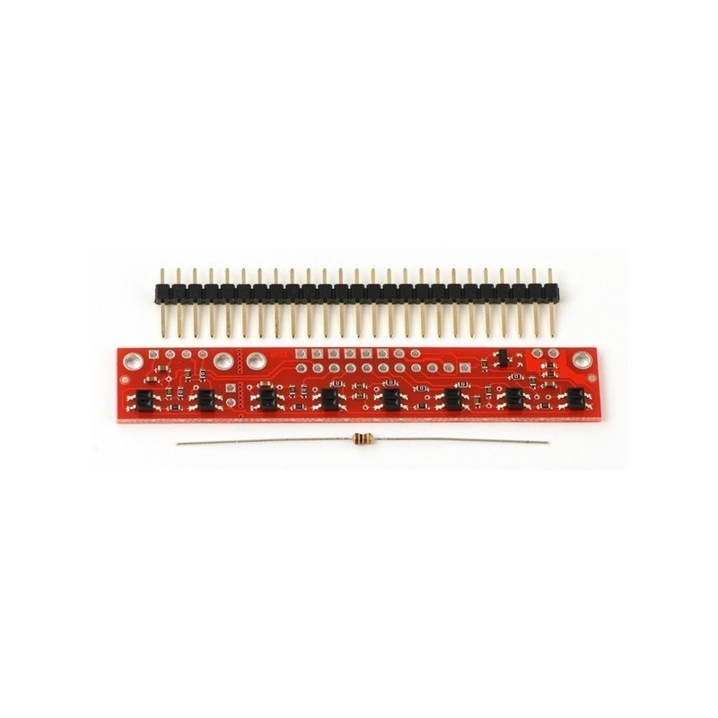 Sensor reflectivo QTR-8RC (Digital) Pololu No. 961