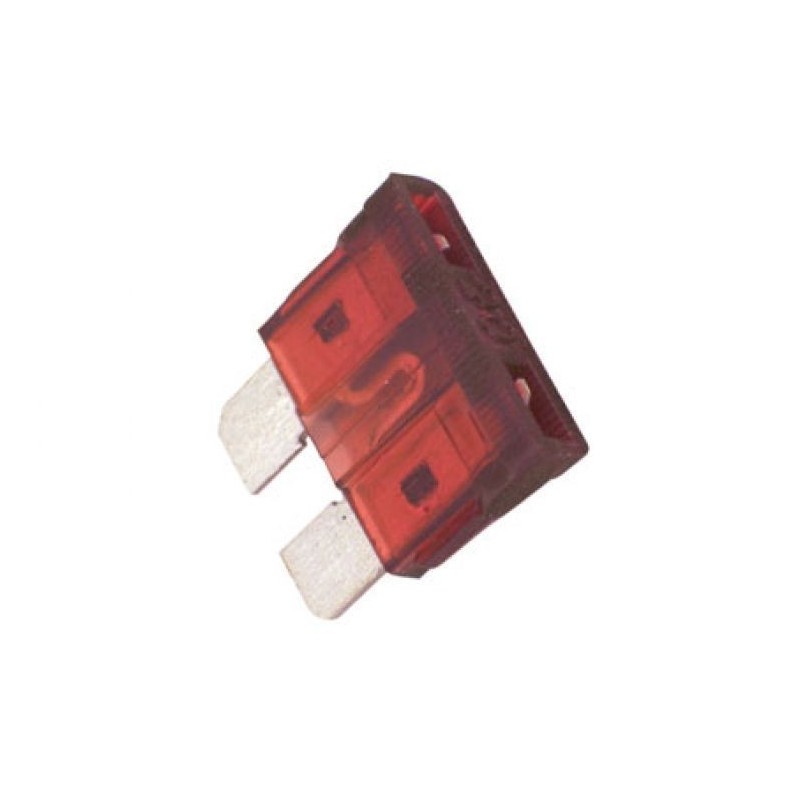 Fusible automotriz de 32 Vcc 10 A, rojo