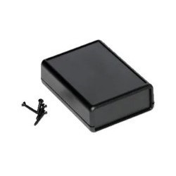 Caja plástico ABS negro (1593PBK)