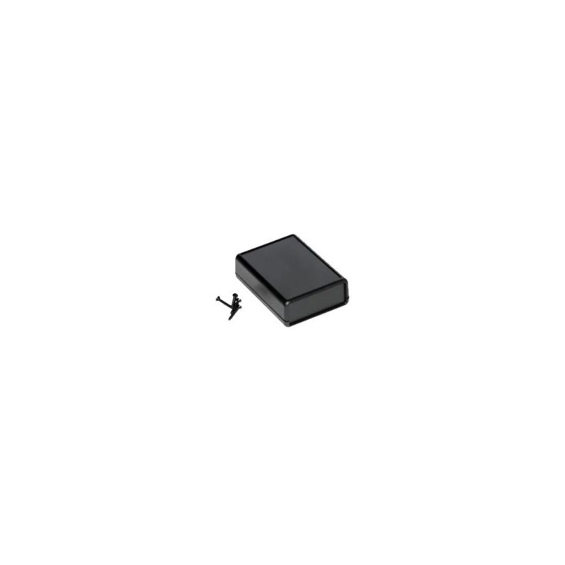 Caja plástico ABS negro (1593PBK)