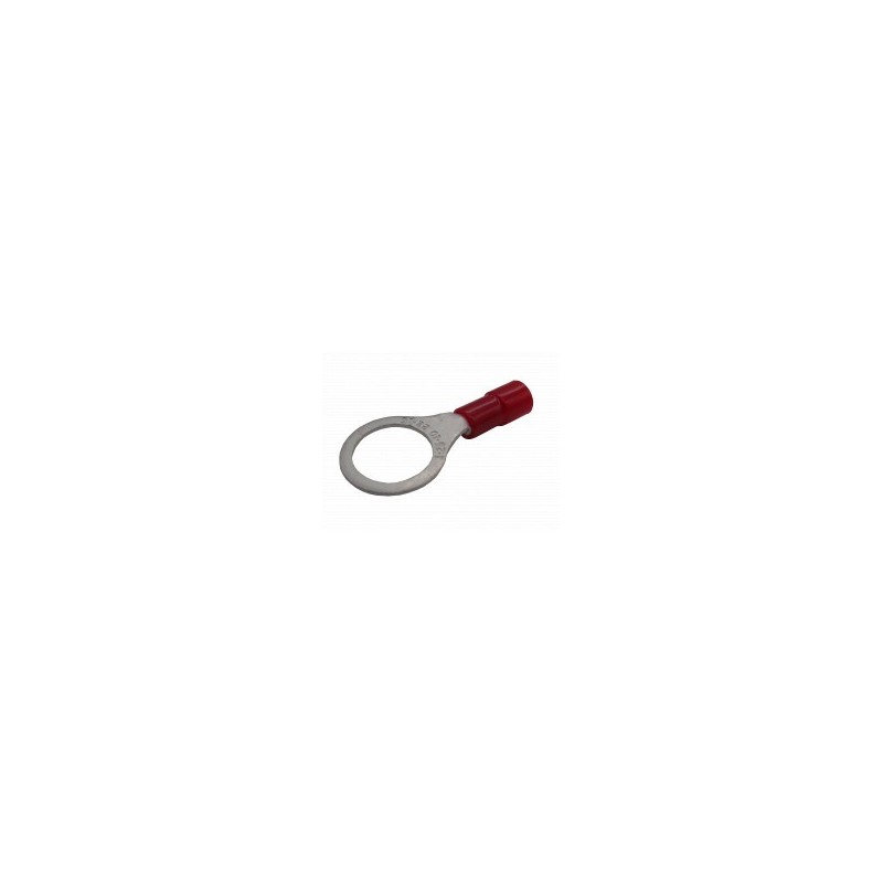 Terminal de ojillo calibre 22-16 AWG cubierta roja
