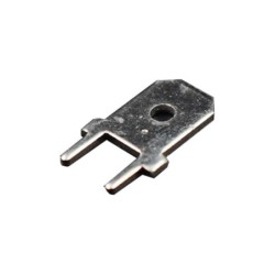 Terminal faston para PCB Macho 6.3 mm en àngulo