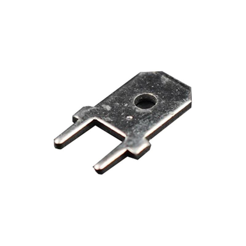 Terminal faston recta para PCB Macho 6.3 mm