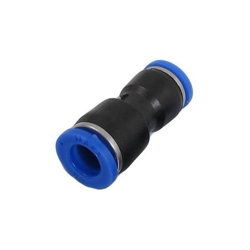 Conector cople neumático 6mm recto