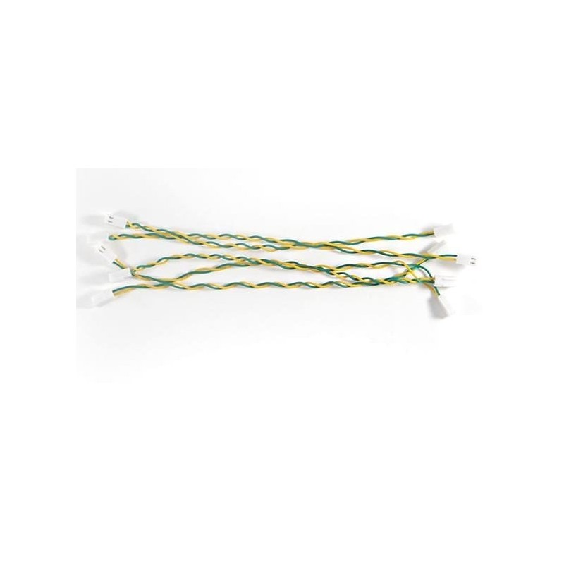 Cable Dos Vías Verdes con Amarillo 21cm