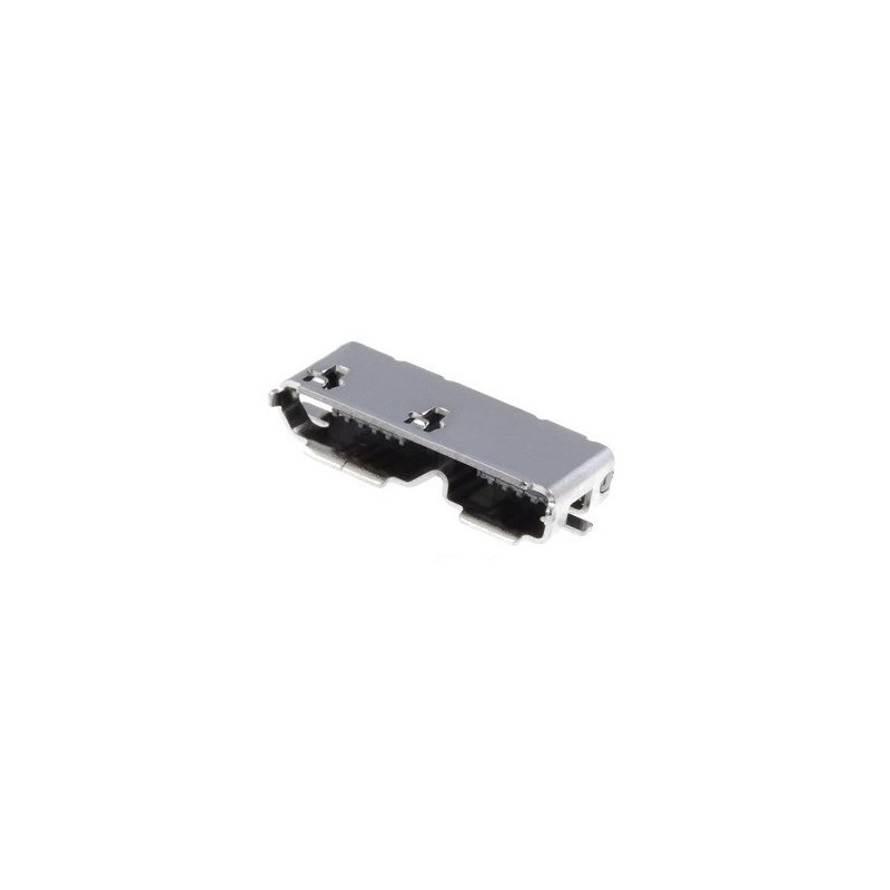 Conector Hembra Micro USB , puerto doble