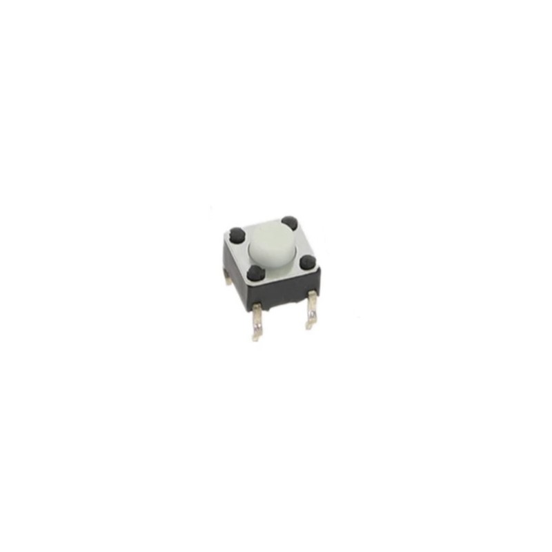 Push button Th 4 pines 6x6 mm Color Blanco