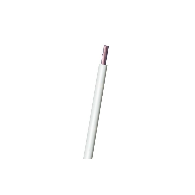Cable flexible tipo automotriz Blanco 22 AWG (x metro)