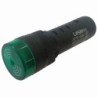 Lámpara piloto 16 mm color Verde 24 V con buzzer