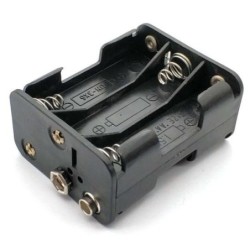 Porta pilas compacto 6XAA (3X2)