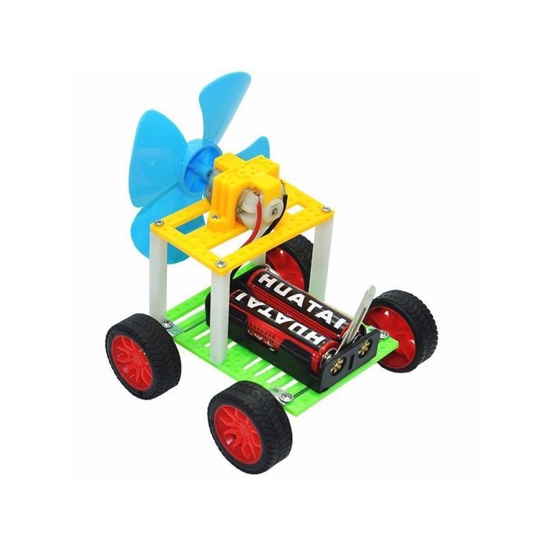 kit educativo coche impulsado por viento