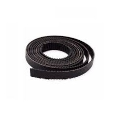 Banda Dentada 2GT 10mm 1/2 m color negro