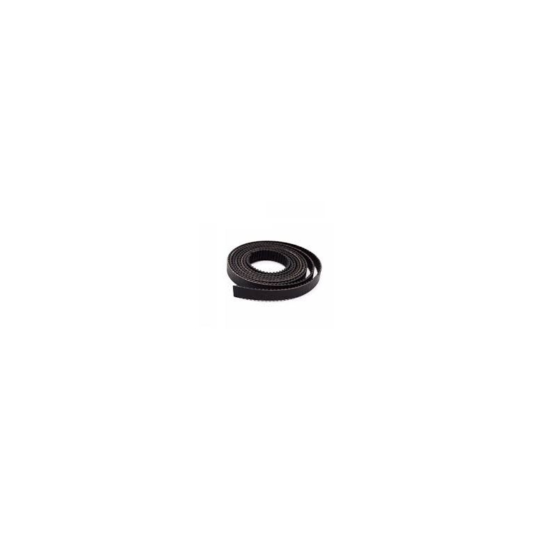 Banda Dentada 2GT 10mm 1/2 m color negro