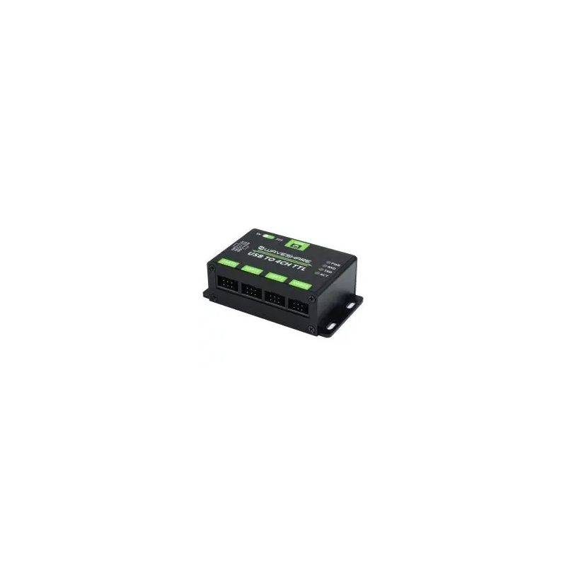 Convertidor industrial USB a TTL de 4 canales