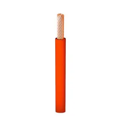 Cable flexible Automotriz Calibre 18 naranja 18AWG (1 metro)