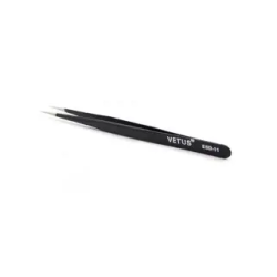 Pinzas punta fina recta ESD-11 color negro