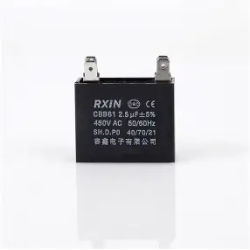 Capacitor CBB61 3uf 450 VAC 50/60 Hz