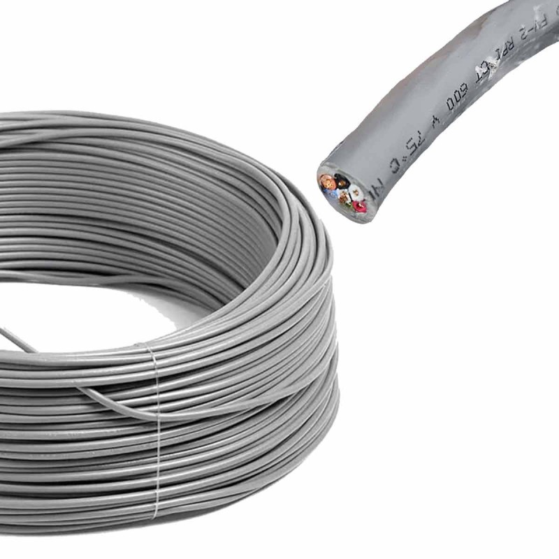 Cable de control 5x26 AWG cubierta silicón (1m)