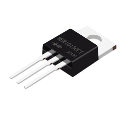 Diodo Rectificador de Barrera Schottky Doble 150V 10A MBR10150FCT Encapsulado ITO-220AB