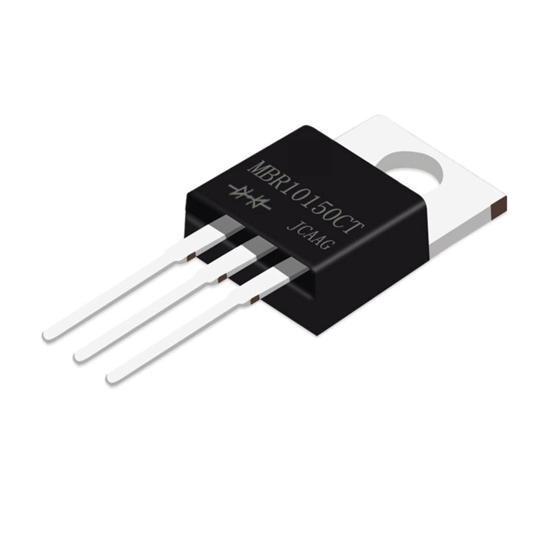 Diodo Rectificador de Barrera Schottky Doble 150V 10A MBR10150FCT Encapsulado ITO-220AB