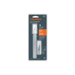 Exacto de 6 inch profesional con 5 cuchillas de acero SK2 TRUPER