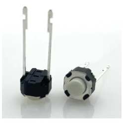 Push button Th 2 pines color blanco