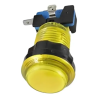 Botón para maquinita luminoso color amarillo con microswitch