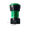 Botón para maquinita luminoso color verde con microswitch