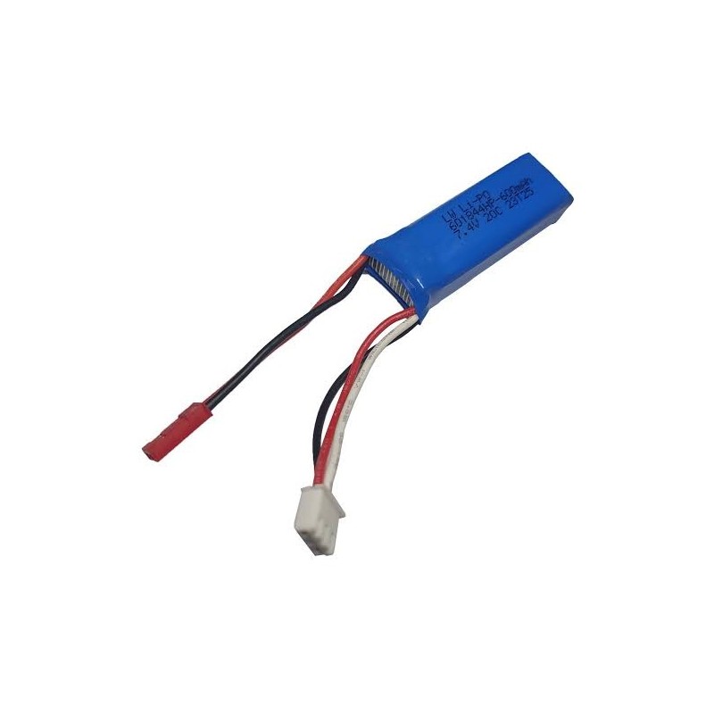 Bateria lipo 7.4V 600mAh