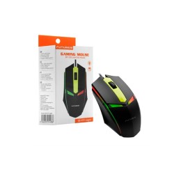 Mouse gamer alámbrico con luz led