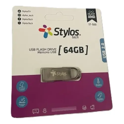 Memoria USB Stylos 64GB color Plata