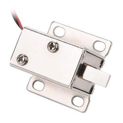 Cerradura Electromagnética Inclinada Solenoide 12V DC - DFRobot