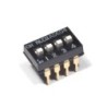 Dip Switch 4 posiciones (Tipo CI)