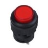 Pulsador momentáneo con led 3A 250VAC (Rojo)