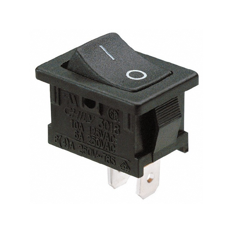 Switch rocker SPST 10A 125VAC