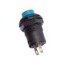 Botón momentáneo redondo 12mm azul SPDT 3A 125VAC