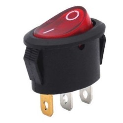 Rocker switch con led 23mm...