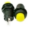 Botón con enclave redondo 12mm amarillo SPDT 3A 125VAC