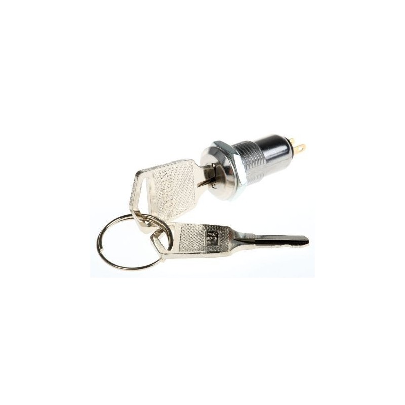 Switch con llave SPST-NA 2 posiciones