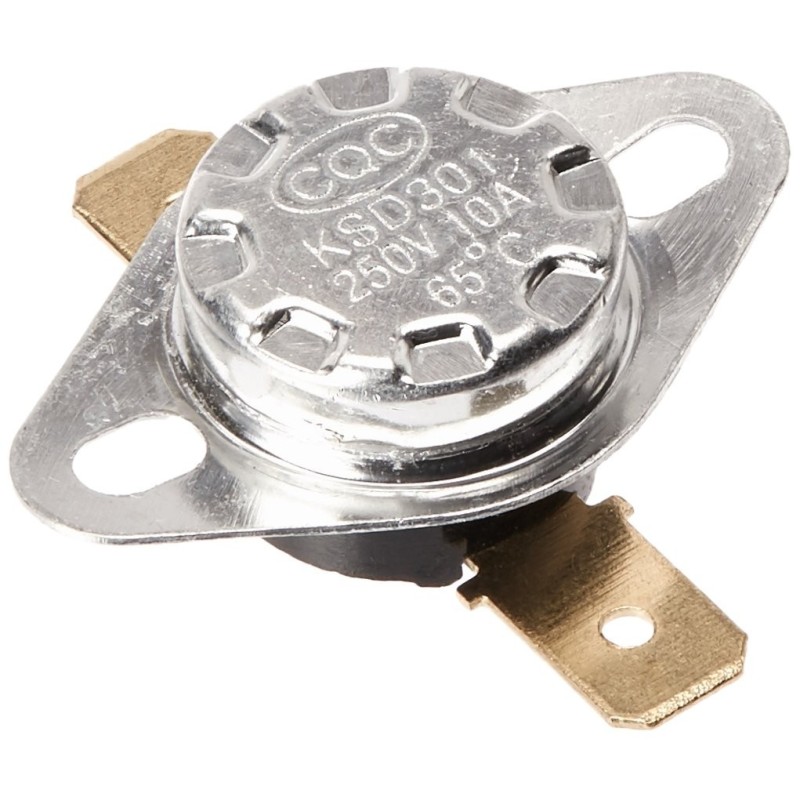 Termostato Bimetálico KSD301 NC 65C 10A.