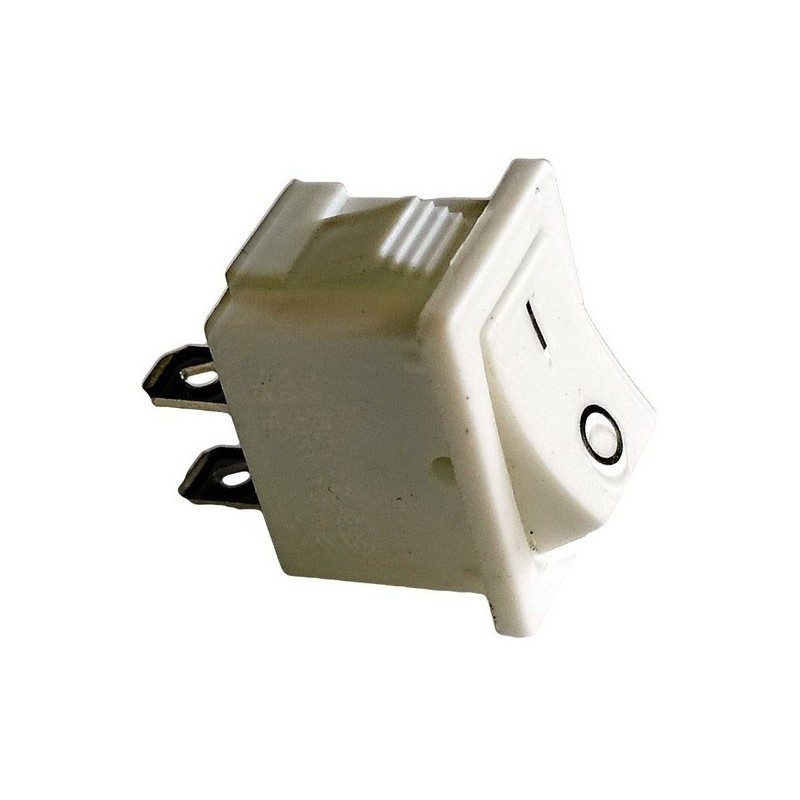 Rocker switch blanco 2 pines 15x10x10mm