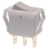 Rocker switch color blanco 3 pines 20x15x10mm
