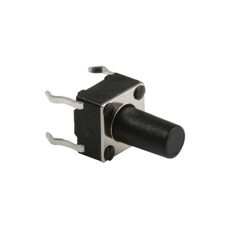 Push button 4 pines vástago largo (6x6x7) mm