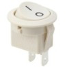Rocker Switch redondo color blanco 20mm