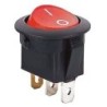 Rocker Switch redondo color rojo 15mm